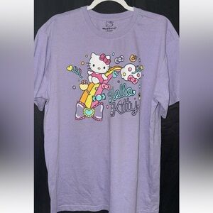 Hello Kitty Lavender Short Sleeve Tee xl